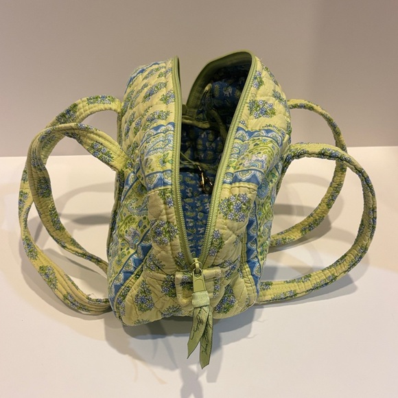 Vera Bradley Quilted Baby Bag - Green and Blue Floral - Picture 5 of 9
